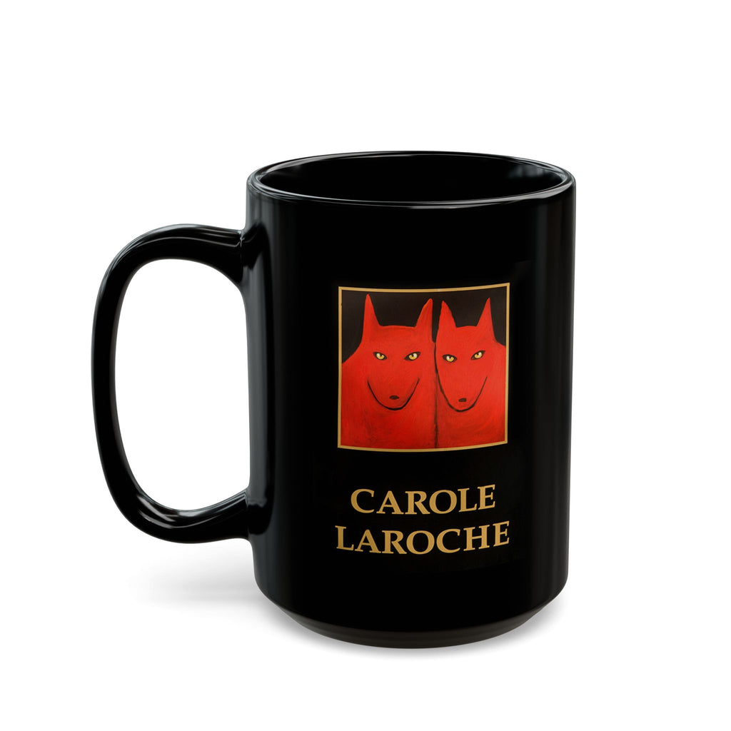 Carole LaRoche Black Mug -Right