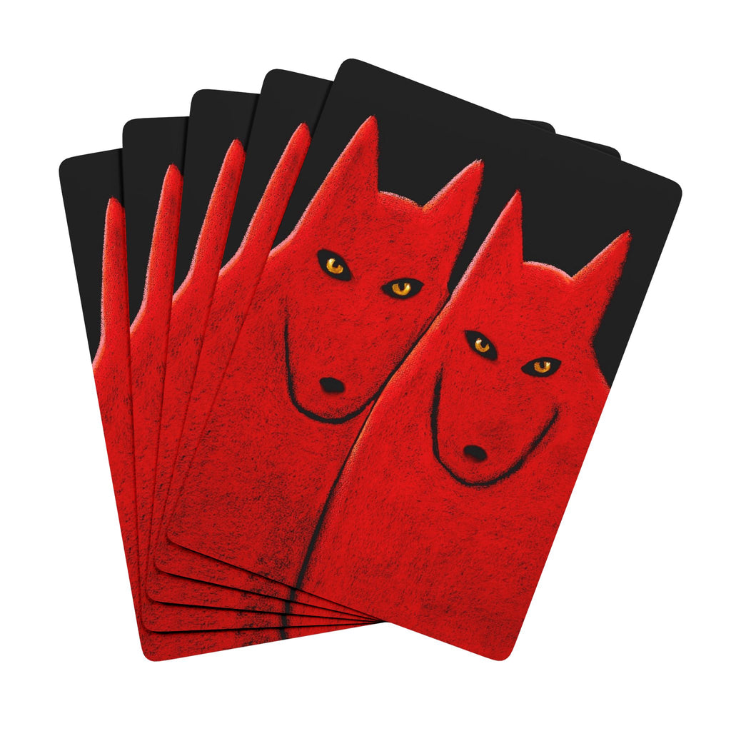 Carole LaRoche Red Soulmates Poker Playing Cards
