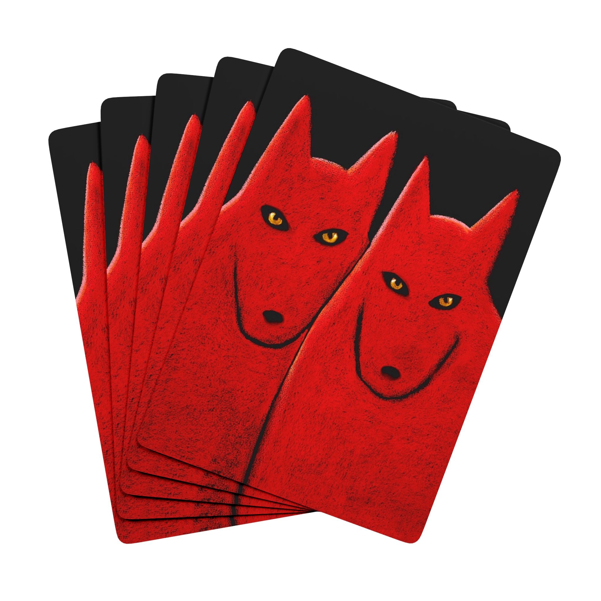 Carole LaRoche Red Soulmates Poker Playing Cards