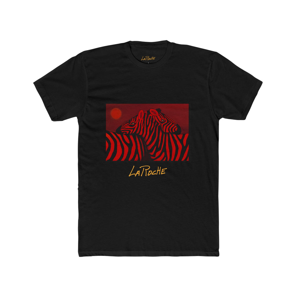 Carole LaRoche Two Red Zebra T-Shirt