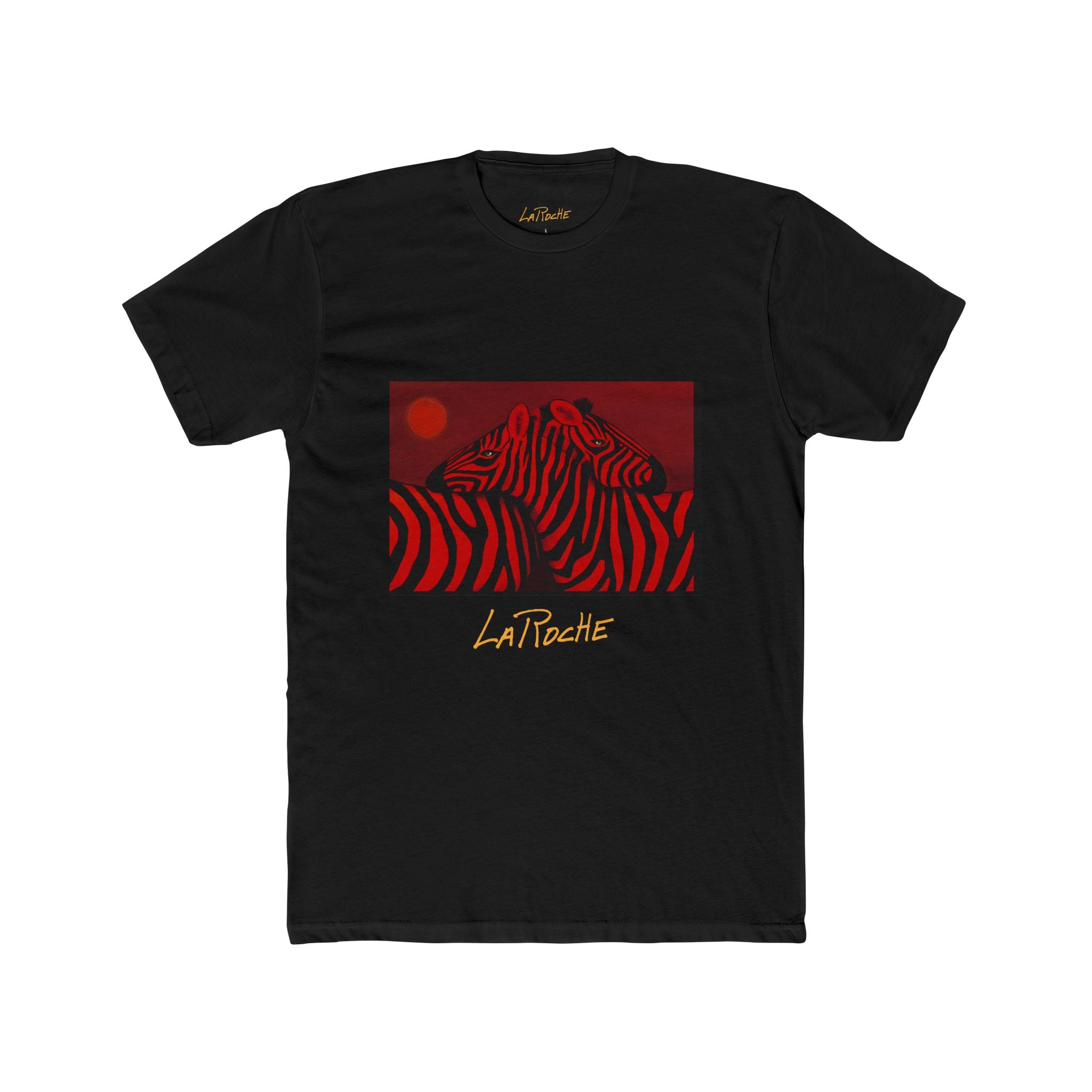 Carole LaRoche Two Red Zebra T-Shirt