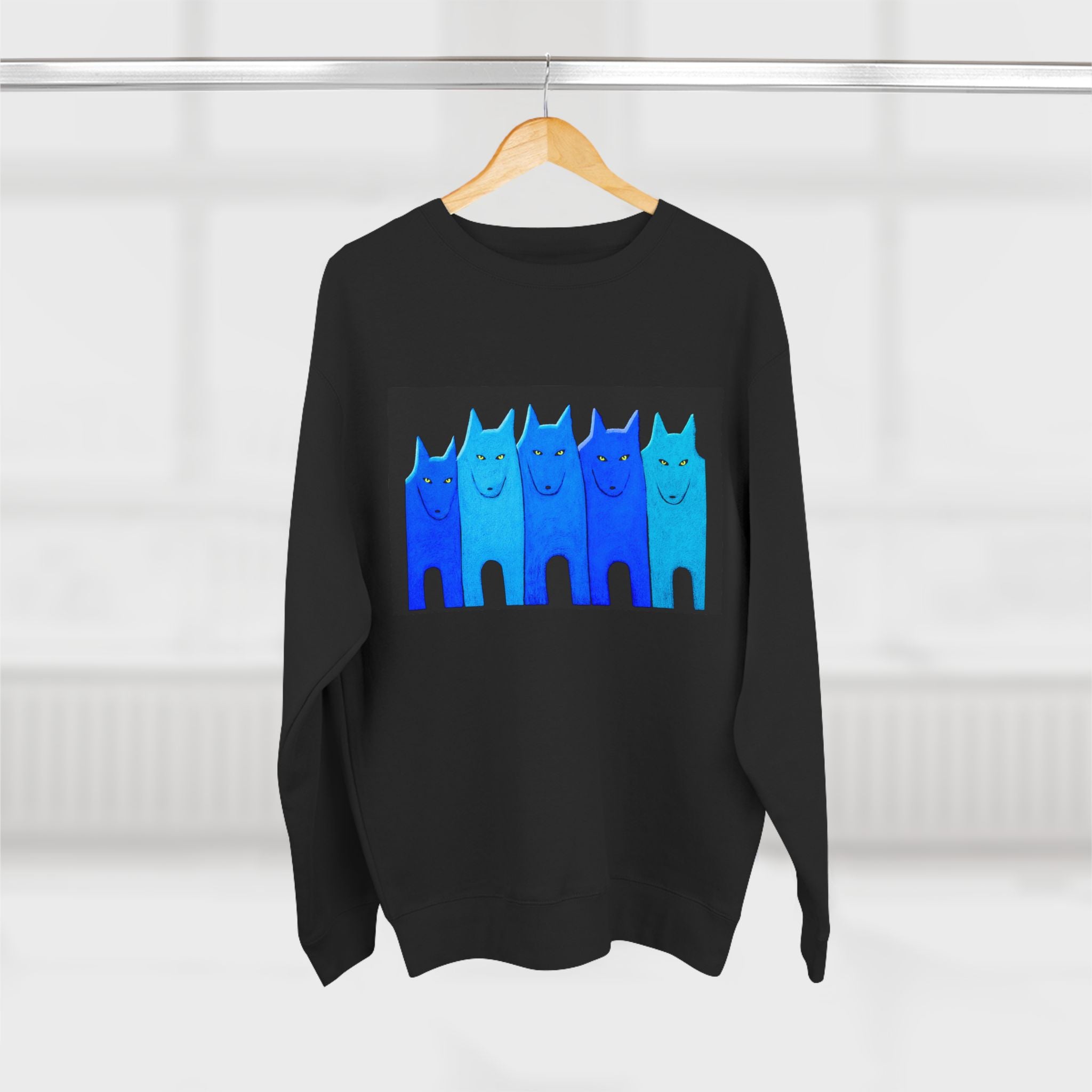 Carole LaRoche Blue Wolfpack Series Sweatshirt
