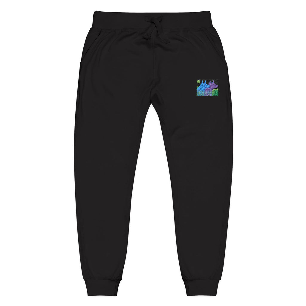 Embroidered Moonlight Series Unisex Sweatpants