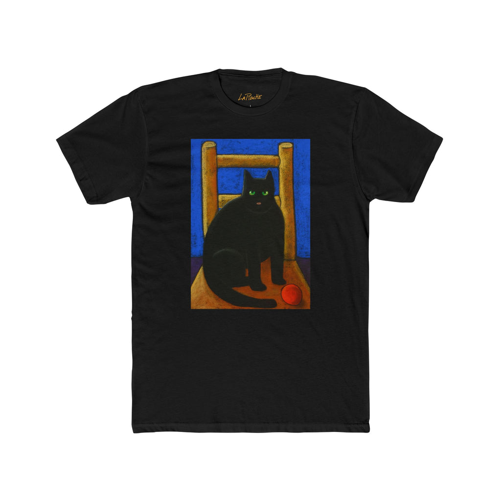 Carole LaRoche Black Cat with Ball T-Shirt