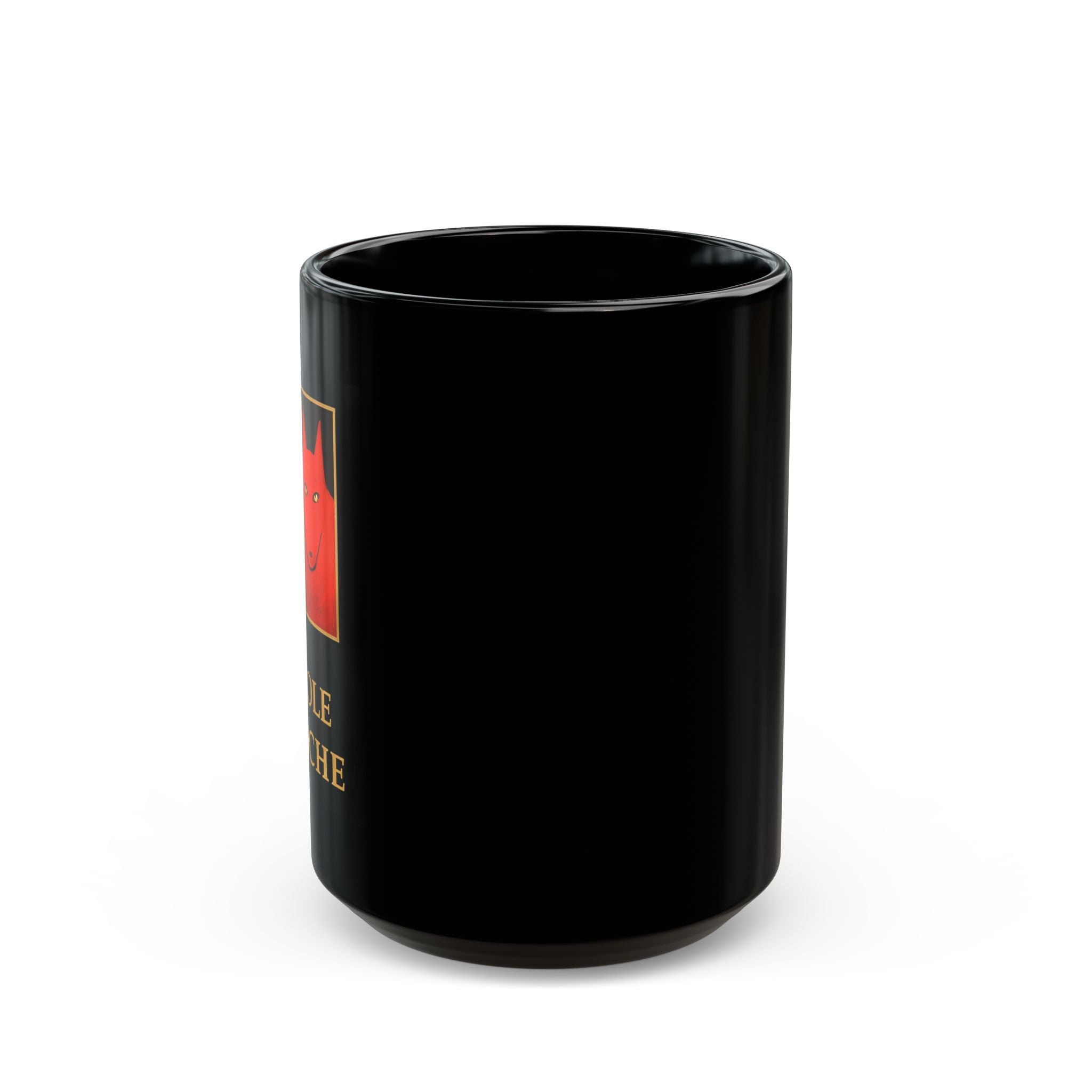 Carole LaRoche Black Mug -Right