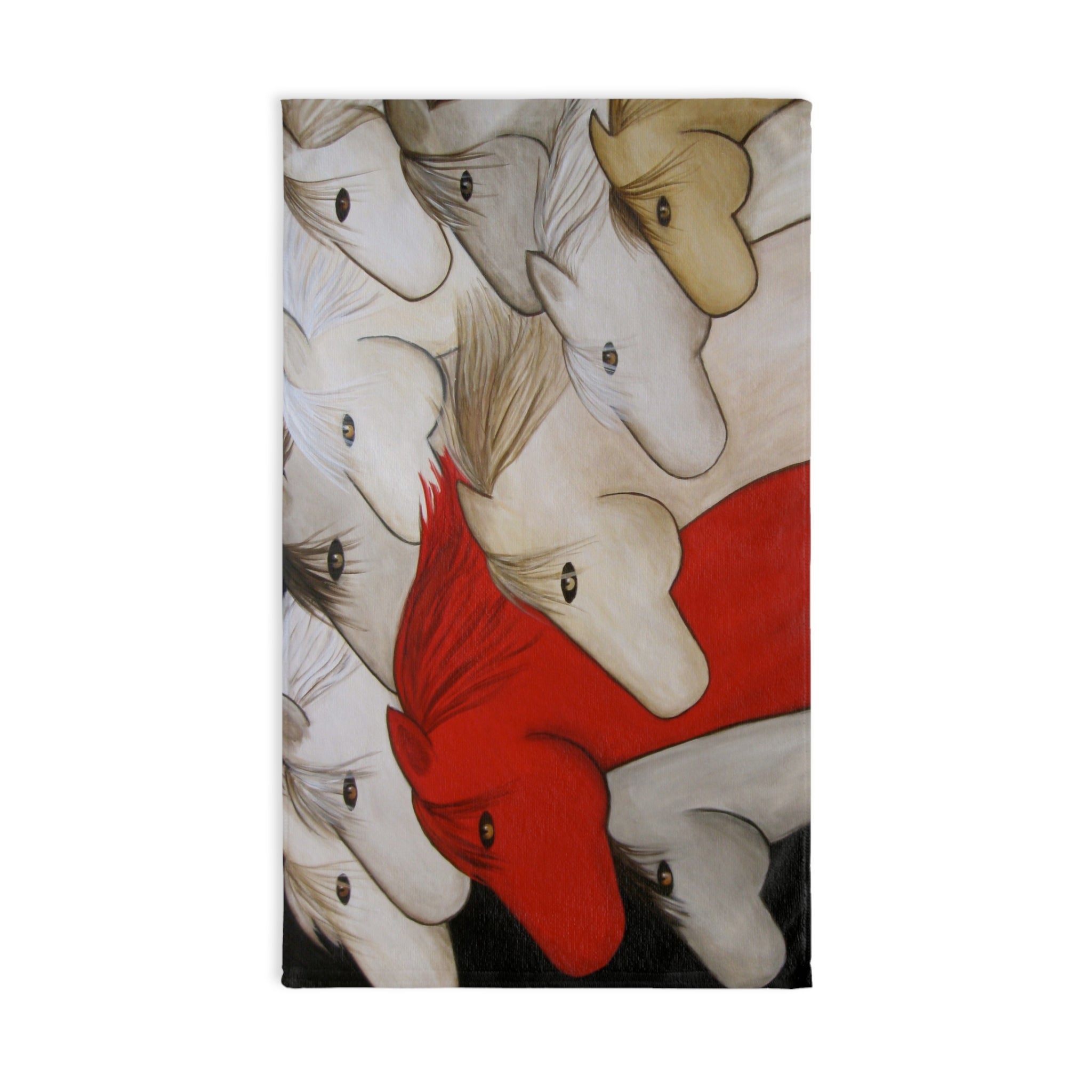 Carole LaRoche Red Pony Hand Towel