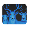 Blue Deer Mouse Pad