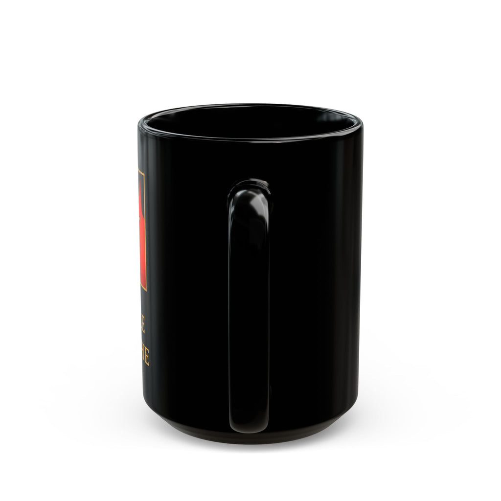 Carole LaRoche Black Mug -Left