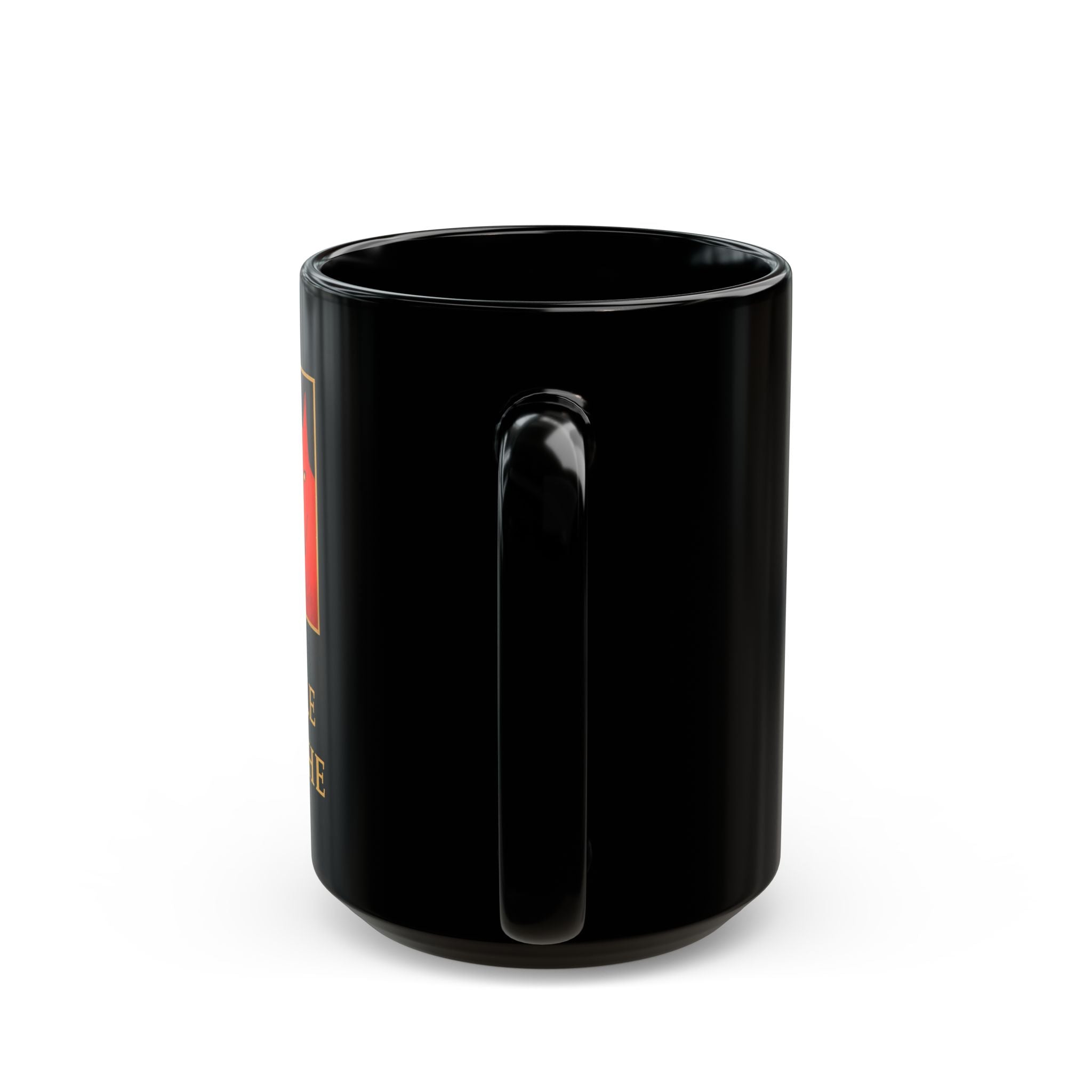 Carole LaRoche Black Mug -Left