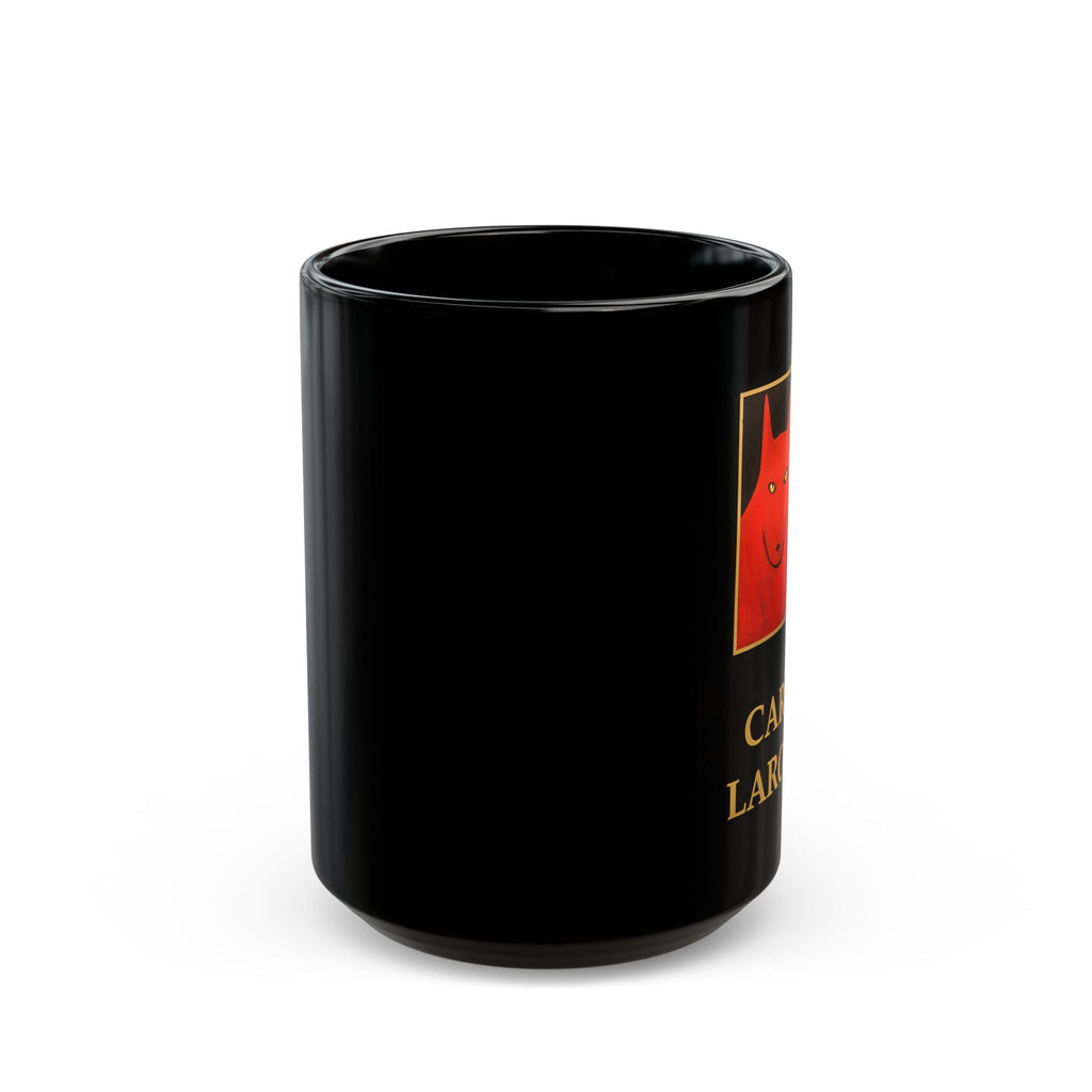 Carole LaRoche Black Mug -Left