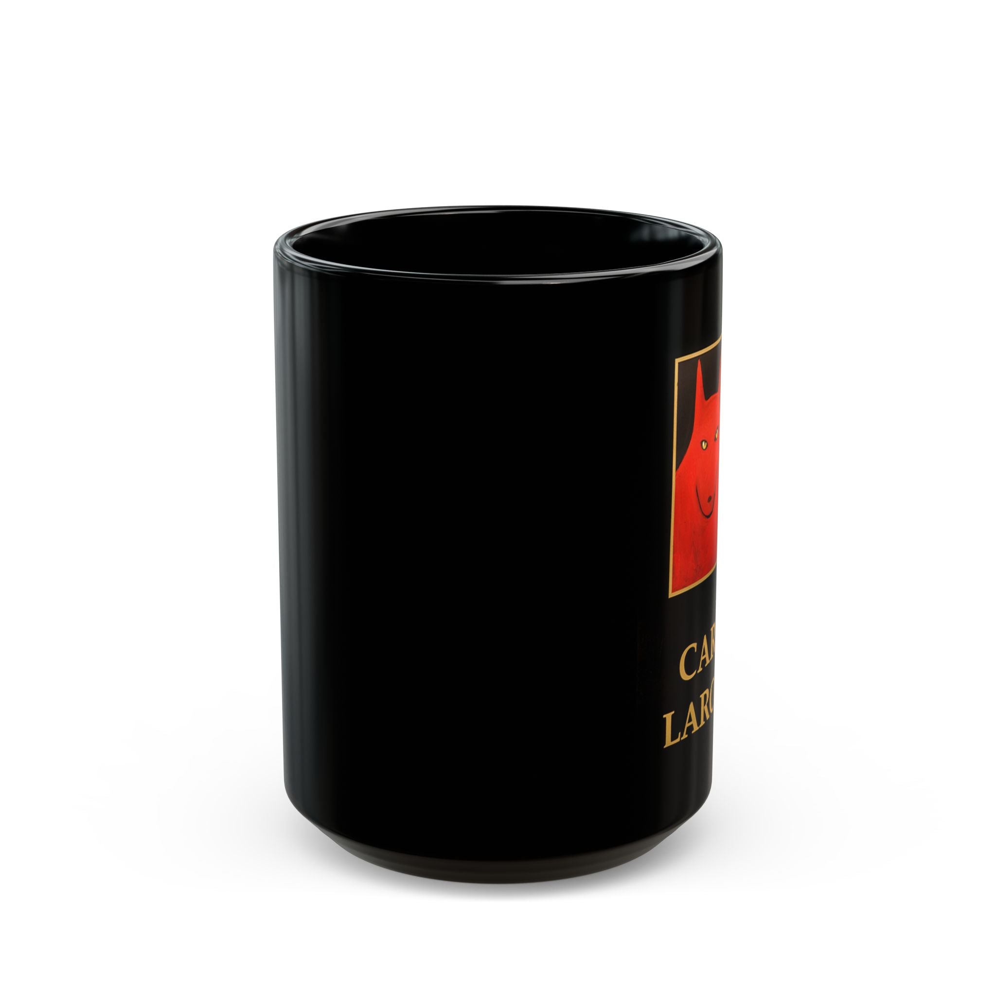 Carole LaRoche Black Mug -Left