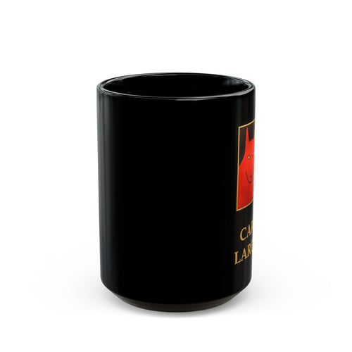 Carole LaRoche Black Mug -Left