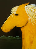 Limited Edition Golden Palomino at Night